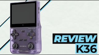 KinHank K36 Review  The latest vertical RK3326 retro gaming handheld [upl. by Hanway]