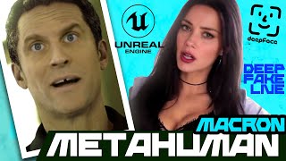 Metahuman  Deepface Live Emmanuel Macrons Emotional Performance with AI VTuber Alex Borg [upl. by Swithbart]