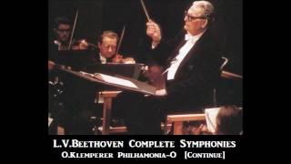 LVBeethoven Complete Symphonies  OKlemperer PhilharmoniaO  195760 [upl. by Gierk]