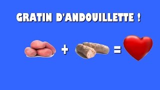 Gratin dandouillettes au vin blanc [upl. by Nahtanoy71]