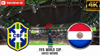 🔴PARAGUAI X BRASIL 🟡AO VIVO COM IMAGENS ASSISTA AGORA⚽COPA DO MUNDO PS4 [upl. by Acilef]