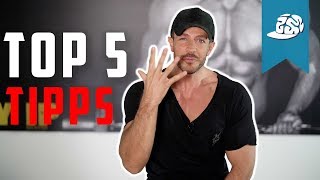 Muskelaufbau Top5 Tipps für Beginner und Einsteiger [upl. by Eissirc815]