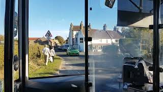 Front Seat Route X93  YJ11GHD4724  Arriva North East Temsa Avenue LF [upl. by Weisbart]