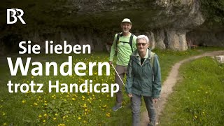 Ohne Sehkraft Wandern Nürnberger Paar trotzt dem Handicap  Wir in Bayern  BR [upl. by Oicapot]