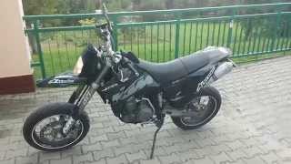 KTM LC4 640 SM  Keihin FCR MX 41 LeoVince LX3  Sound [upl. by Ardnwahs]