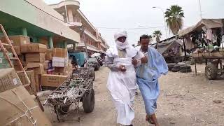 MAURITANIA  Walking in Nouakchott Mauritania  Allah God bless Africa [upl. by Karita]