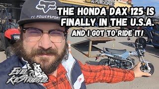 Riding the New Honda Dax 125 [upl. by Sayres675]