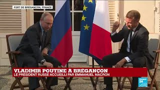 REPLAY  Vladimir Poutine et Emmanuel Macron répondent aux journalistes [upl. by Ahsilrak]