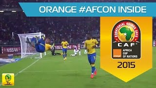 Flying Aubameyang  Burkina Faso  Gabon  CAN Orange 2015 [upl. by Tierney]