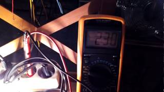 INVERSOR 12v a 220v Test ajuste Frecuencia [upl. by Shaer]