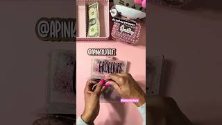 💵 CASH UNSTUFFING MY PINK WALLET budgeting cashenvelopes asmr [upl. by Helbona444]