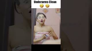 UnderArms clean 🤣🤣  Deep Kaur  comedy funny thingsrelategirls shorts girls [upl. by Sorilda]