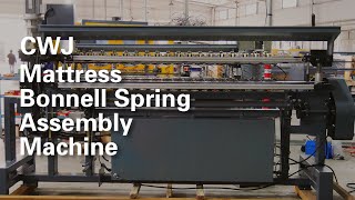 Mattress Bonnell Spring Assembly Machine CWJ [upl. by Evetta]