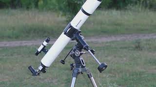 Review of telescope Bresser R80 80900 EQSKY [upl. by Ardnalahs907]