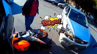 MOTORCYCLE CRASHES and MISHAPS 🔥 ROAD RAGE \ MIRROR SMASHING Ep 27 [upl. by Ttayh]