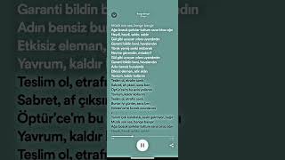 Gülşen  Bangır Bangır  Speedup  Lyrics  spotify speedup keşfet tiktok [upl. by Enaitsirhc]