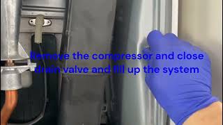 How to repressurising expansion vessel on an Ideal Logic boiler step by step [upl. by Sudderth]