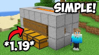 Minecrafts Easiest Stone Generator  119 Tutorial [upl. by Fari98]