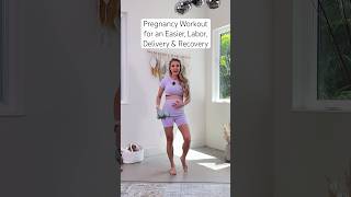 Easier Labor Delivery amp Recovery Workout pregnancyworkouts [upl. by Brena901]