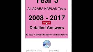 NAPLAN Answers Year 3 [upl. by Oninrutas]