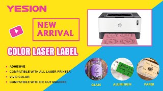 Color Printable Sticker Paper for InkjetLaser Printers [upl. by Solracsiul]