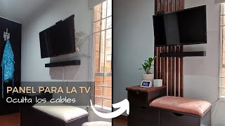 Idea para ocultar los cables del TV shorts [upl. by Aicinet]