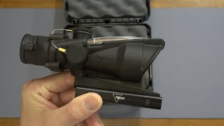 Trijicon ACOG 4x32 TA31H Unboxing [upl. by Anelahs]