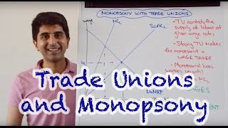 Trade Unions In A Monopsony Labour Market [upl. by Annawad905]