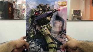 RGM79 G GM Sniper MG Master Grade 1100 Gunpla Box Review [upl. by Willing]