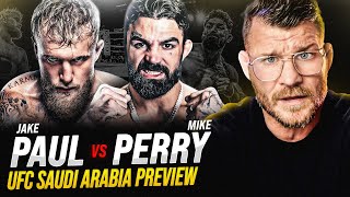 BISPING reacts Jake Paul is trying to GAIN RESPECT FIGHTING BKFC CHAMP  Jake Paul vs Mike Perry [upl. by Shantee25]