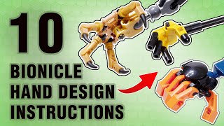 10 Instructions for Bionicle Hand Designs  How To [upl. by Lativa30]