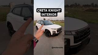 New Hyundai Creta Knight Interior🔥hyundaicreta cretaknightedition motorxone [upl. by Ayekal]