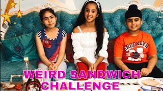 WEIRD SANDWICH CHALLENGE  ft Harbandana Kaur  Ridhi  Brahmir Singh [upl. by Celio]