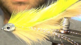 Fish Skull Double Bunny Streamer Fly Tying Instructions and Tutorial [upl. by Onitsuj]