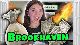 Robbing Houses And Being The Worst Kid EVER Roblox Brookhaven Roleplay [upl. by Kalina]