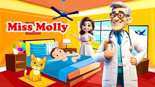 MISS MOLLY English Rhymes  3D Animation Nursery rhyme for children  Miss Molly  Taaleem Kids [upl. by Brinkema]