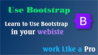 Learn to use Bootstrap to your website [upl. by Larok21]