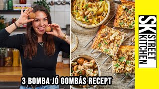 3 bomba jó 🍄GOMBÁS🍄 recept Nóritól🤯 [upl. by Mcclees424]