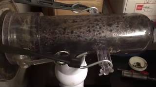 Clearing Scale from Cast Iron Sewer Pipe Using ZipDrain [upl. by Nivre288]