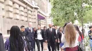 140616 Siwon in London  Jimmy Choos 2015 SS Mens Collection Show [upl. by Llenrahs]