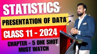 Presentation of Data  Chapter 5  Statistics  Class 11  ONE SHOT [upl. by Gaddi]