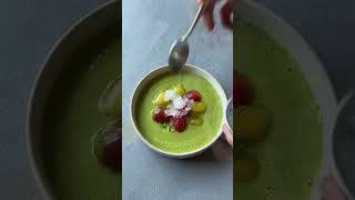 quotChilled Green Gazpacho  Refreshing Summer Soup Recipe 🥒🍃quot [upl. by Notirb576]