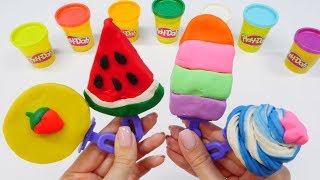 Play Doh oyun hamurundan dondurma yapalım Eğlenceli video [upl. by Forelli144]