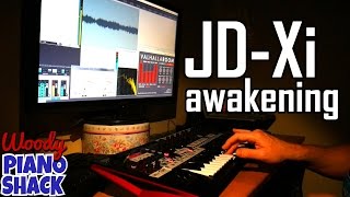 Roland JDXi synthesizer does ambient  Awakening [upl. by Cline]