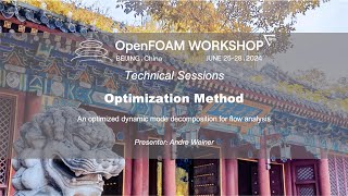 OFW19 An optimized dynamic mode decomposition for flow analysis [upl. by Assyla396]