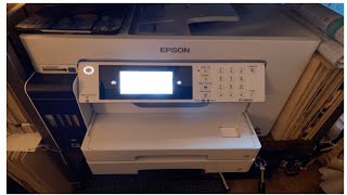 DIY Epson ET 16600 Ego Tank wide format printing for large Diva Wreath printing [upl. by Katerina]