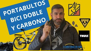 PORTABULTOS para bici DOBLE SUSPENSIÓN y CARBONO La SOLUCIÓN definitiva para alforjas y bikepacking [upl. by Krein]