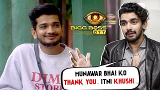 Vishal Pandey REACTS To Munawar Faruqui Supporting Him In Yesterdays Live Feed  BBOTT 3 [upl. by Bekki881]