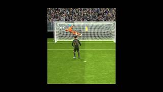 T Courtois save penalty 😈🥵 efootball pes shorts [upl. by Skurnik]