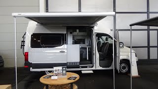 2023 Volkswagen Grand California 600 20 TDI  Exterior and Interior  IBO Caravan  Auto Show 2023 [upl. by Nedyrb854]